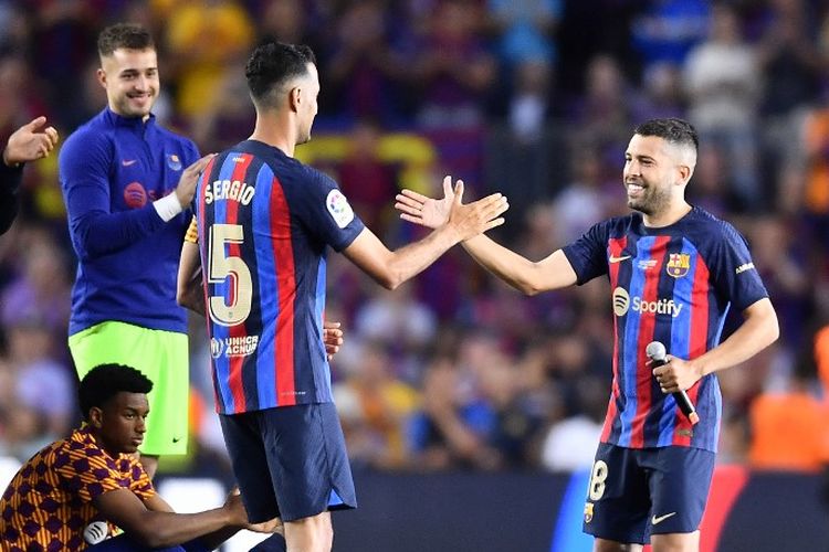 Barcelona Vs Mallorca, Senyum Busquets dan Air Mata Perpisahan Alba