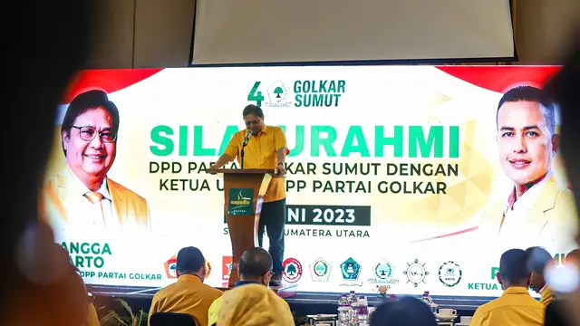 Airlangga Intruksikan Kader Satu Komando Menangkan Suara Golkar di Sumut