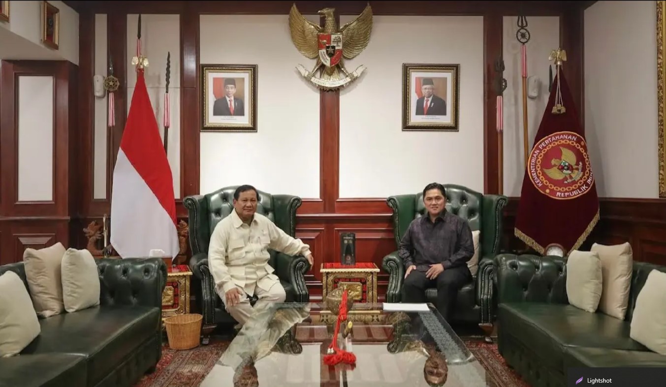 Duet Prabowo-Erick Dinilai Penerus Perjuangan Pembangunan Jokowi