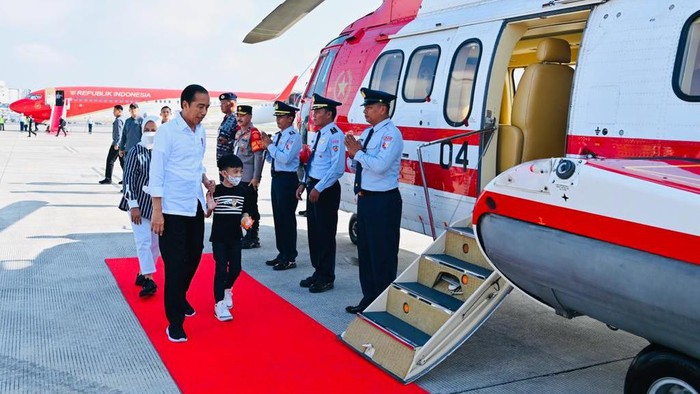 Ditemani Jan Ethes, Jokowi Kunker ke NTB Tinjau Proyek Smelter