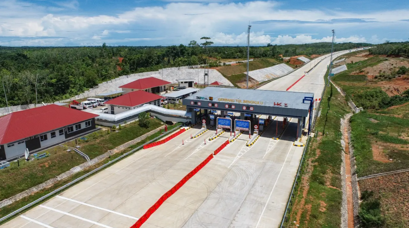 Diresmikan Jokowi, Intip Penampakan Tol Pertama di Bengkulu