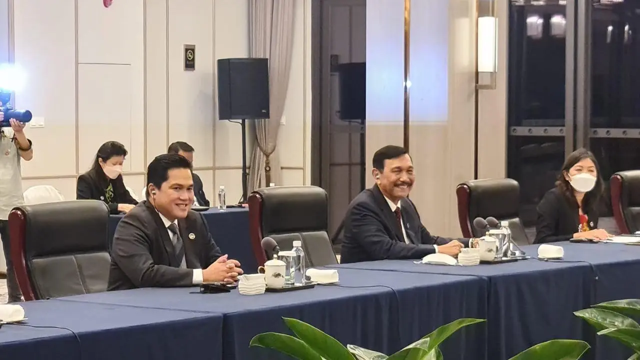 Erick Thohir Belum Jenguk Menko Luhut: Nunggu Giliran