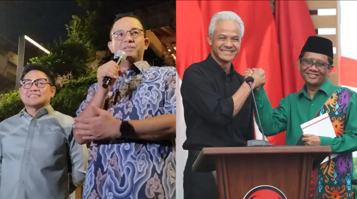 Anies-Cak Imin dan Ganjar-Mahfud Md Daftar Jadi Capres-Cawapres, Hari Ini Kamis 19 Oktober