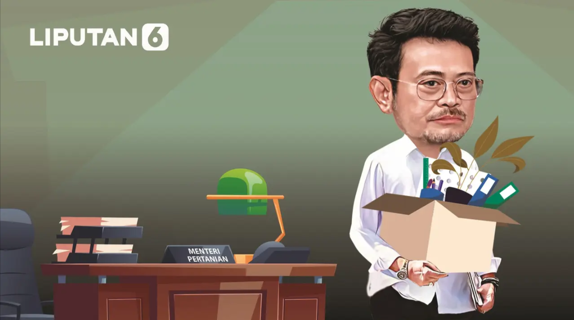 Infografis Syahrul Yasin Limpo Mundur dari Posisi Menteri Pertanian