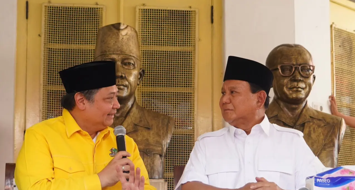 Prabowo Subianto Sebut Airlangga Sosok Penting dalam Perekonomian Indonesia