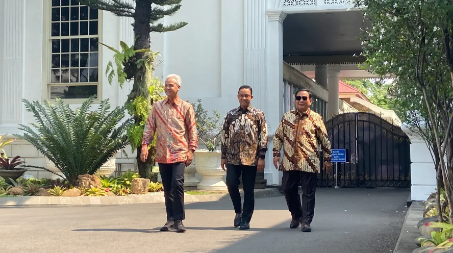 Usai Makan Siang Bareng Jokowi, Ganjar: Insya Allah Beliau Dukung Sistem Demokrasi yang Baik