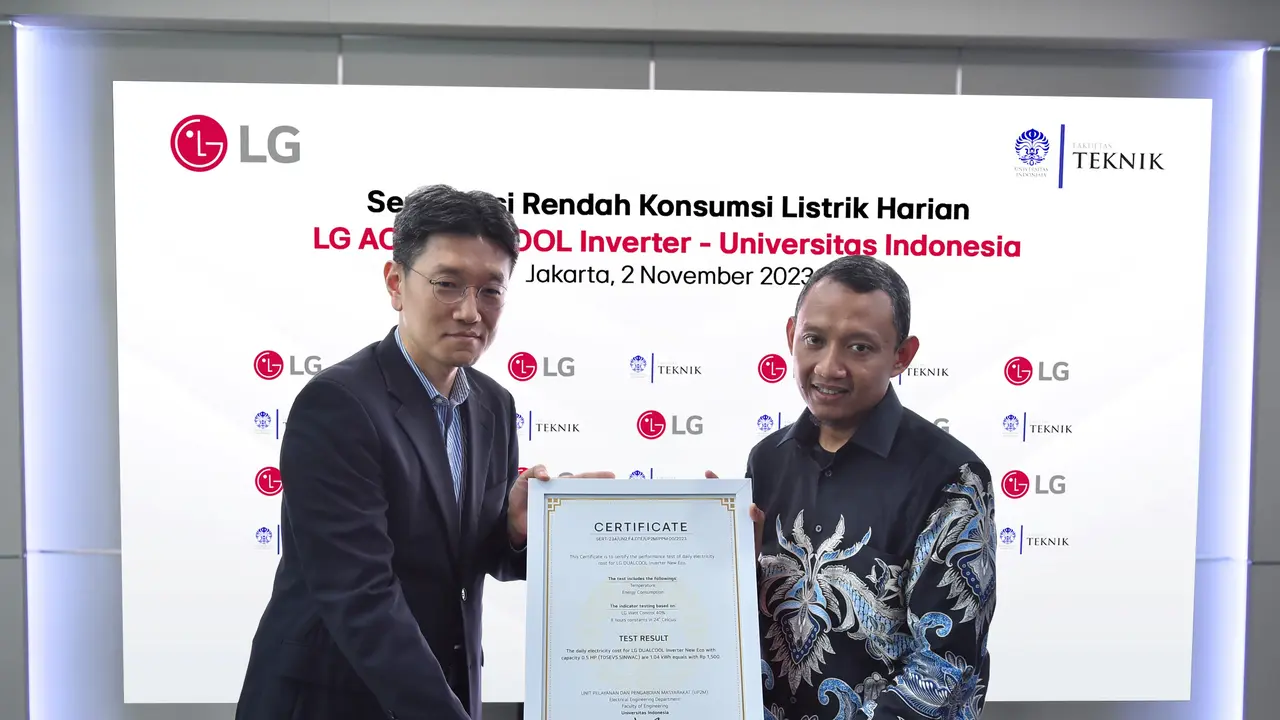 Universitas Indonesia Uji Konsumsi Listrik Harian AC LG