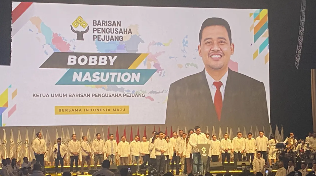 Pimpin Deklarasi Prabowo-Gibran, Bobby Nasution Mudah-mudahan Aman Ini Barang Pak