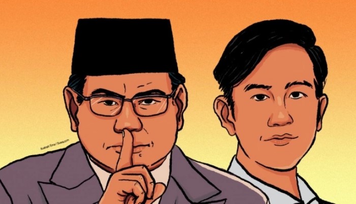 Prabowo Subianto dan Gibran Rakabuming Raka.