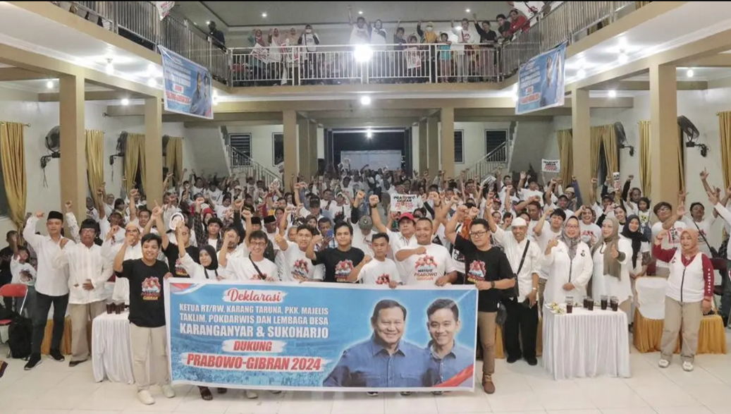 Ratusan Tokoh Masyarakat Jawa Tengah Deklarasi Dukung Prabowo-Gibran di Pilpres 2024