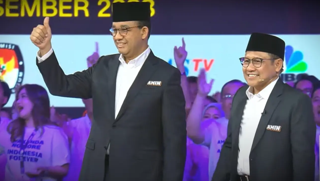 Anies-Cak Imin Sambangi Jusuf Kalla Usai Debat Cawapres Malam Ini