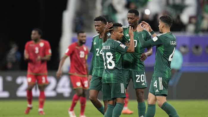 Hasil Piala Asia 2023: Drama! Arab Saudi Kalahkan Oman 2-1