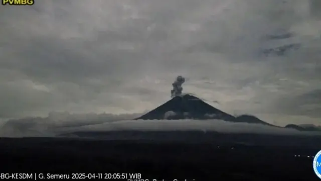Terjadi Erupsi Gunung Semeru