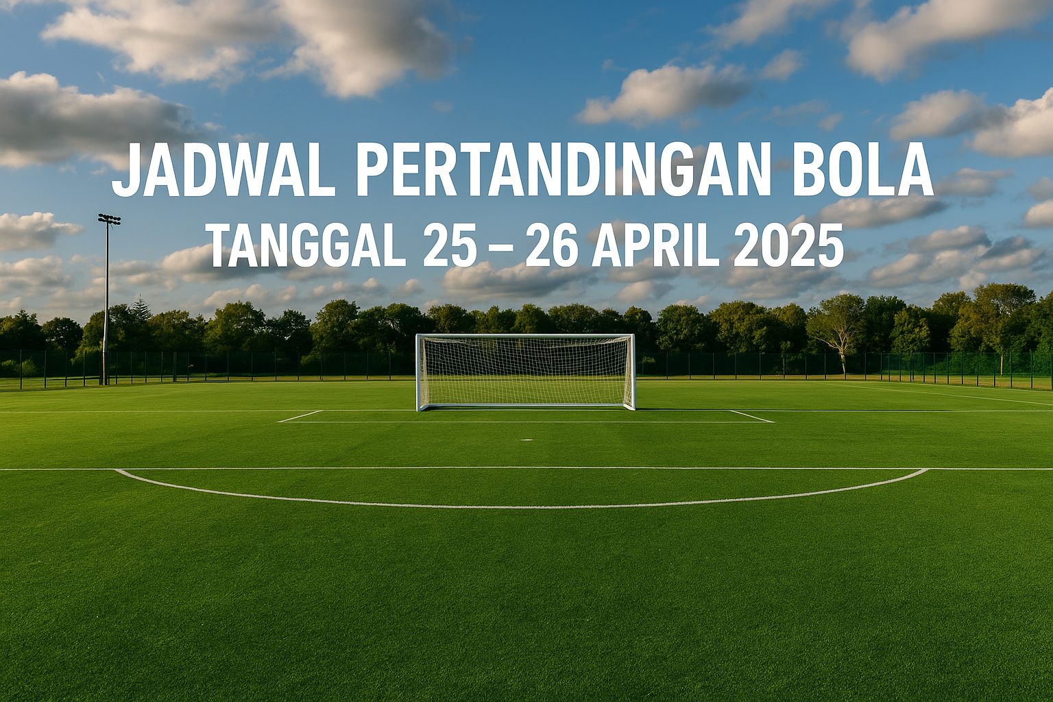 Jadwal Pertandingan Bola Tanggal 25 – 26 April 2025 by Patriot88