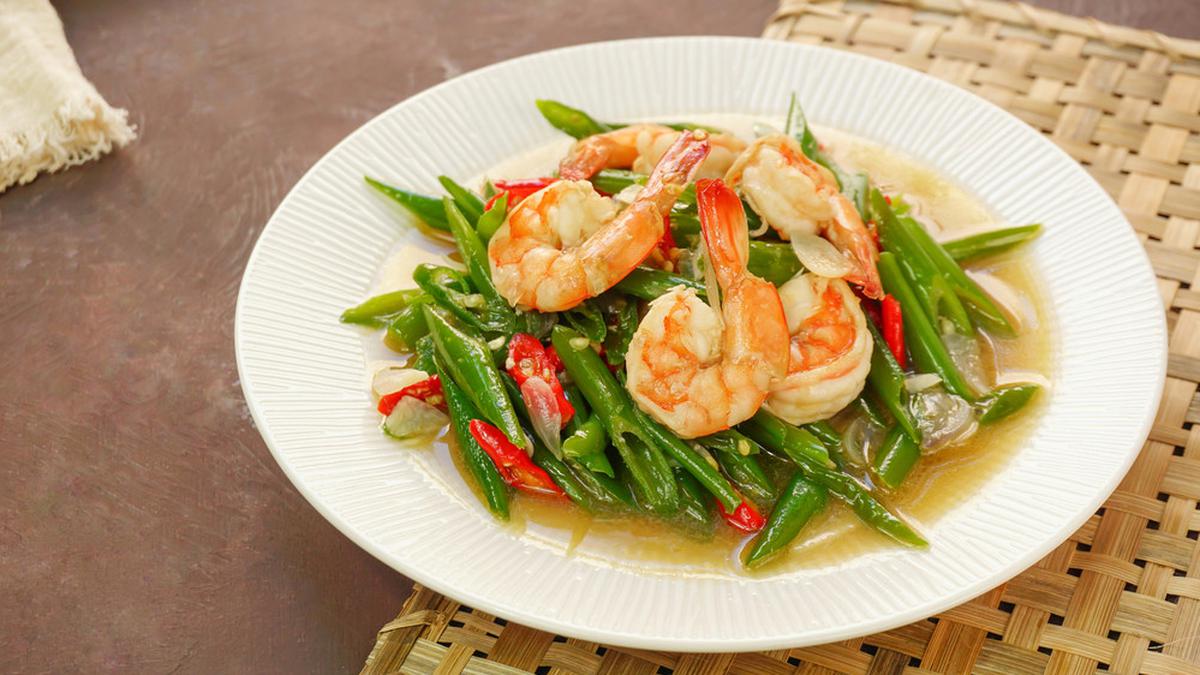 Membuat Tumis Buncis Udang