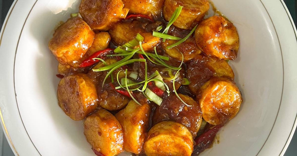 Membuat Tofu Saus Tiram