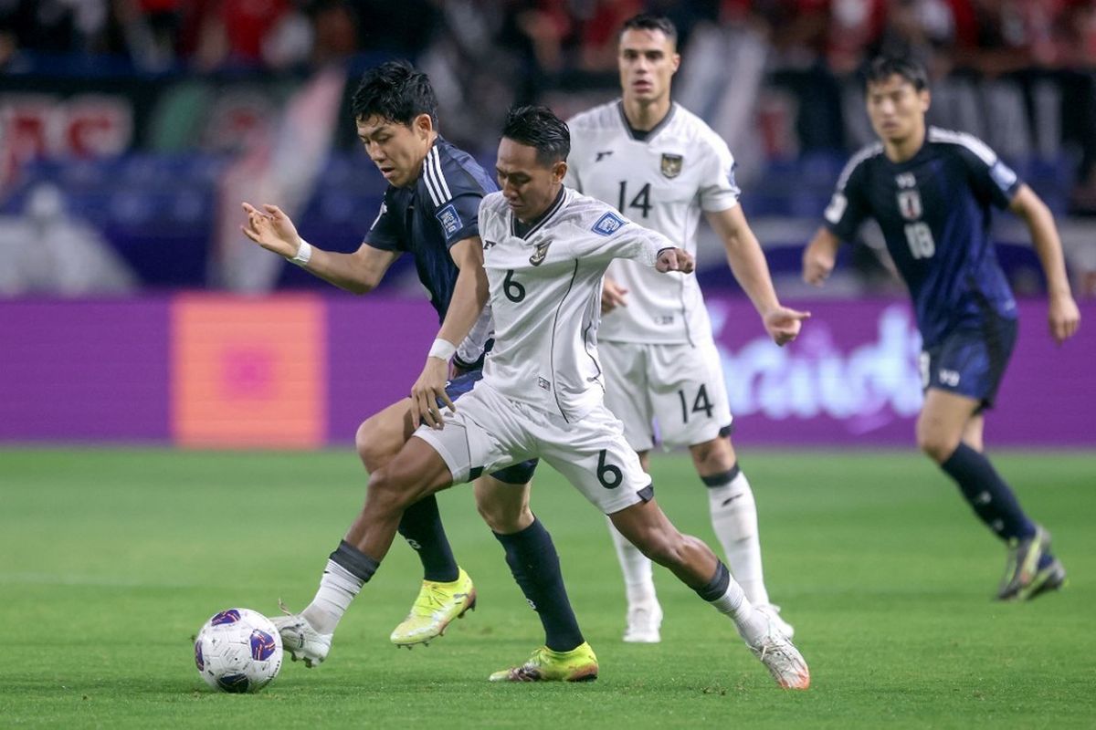 Timnas Indonesia Kalah di Jepang dengan Skor 6-0, Garuda Nusantara Tetap Berpeluang Lolos Piala Dunia 2026