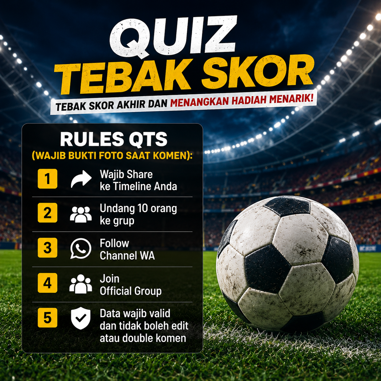 rules quiz tebak skor